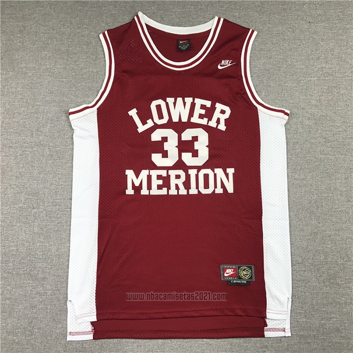 Camiseta Lower Merion Kobe Bryant #33 Rojo